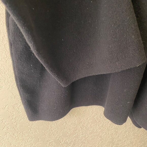 Lane Bryant Henley Knit Sweater Womens 26/28 Black Cotton Blend Long Sleeve Rela - Picture 5 of 9